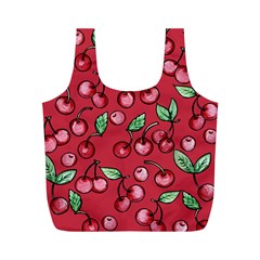 Cherry Cherries For Spring Full Print Recycle Bags (m) 