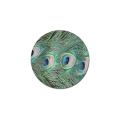 Peacock Feathers Macro Golf Ball Marker (10 Pack) by GiftsbyNature