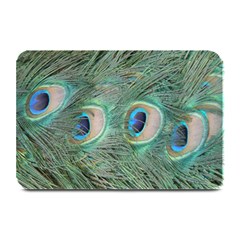 Peacock Feathers Macro Plate Mats by GiftsbyNature