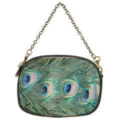 Peacock Feathers Macro Chain Purses (two Sides)  by GiftsbyNature