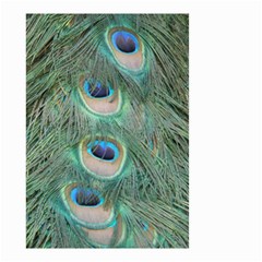 Peacock Feathers Macro Small Garden Flag (two Sides) by GiftsbyNature