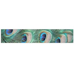 Peacock Feathers Macro Flano Scarf (large)