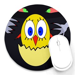 Chicken Round Mousepads