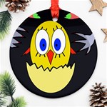 Chicken Ornament (Round)  Front