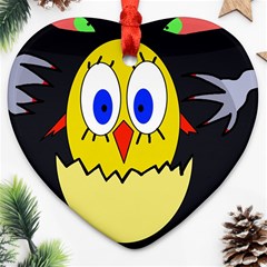 Chicken Ornament (heart) 