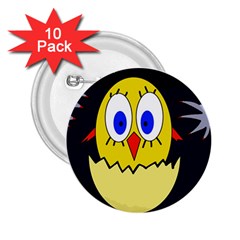 Chicken 2 25  Buttons (10 Pack) 