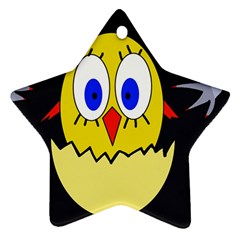 Chicken Star Ornament (two Sides) 