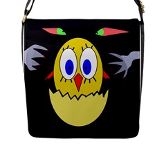 Chicken Flap Messenger Bag (l)  by Valentinaart