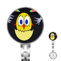 Chicken Stainless Steel Nurses Watch by Valentinaart