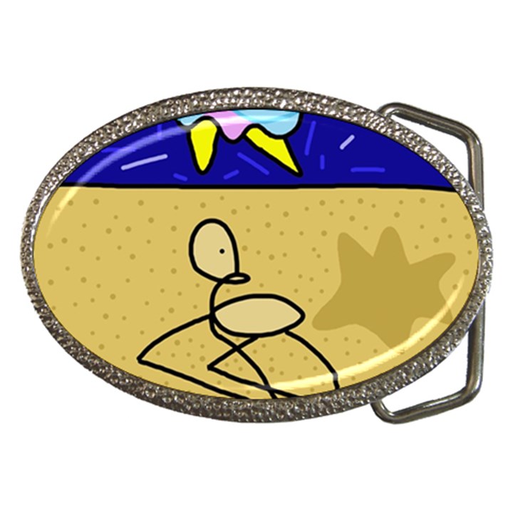 Sunbathing Belt Buckles