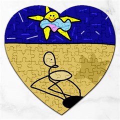 Sunbathing Jigsaw Puzzle (heart)