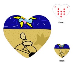 Sunbathing Playing Cards (heart) 