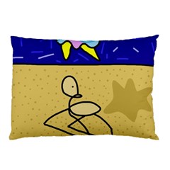 Sunbathing Pillow Case