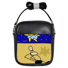 Sunbathing Girls Sling Bags