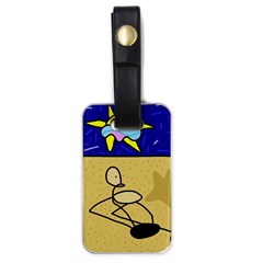 Sunbathing Luggage Tags (one Side) 