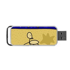 Sunbathing Portable Usb Flash (two Sides) by Valentinaart