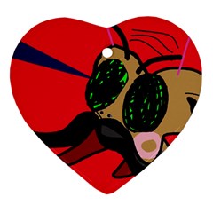 Mr Fly Ornament (heart) 