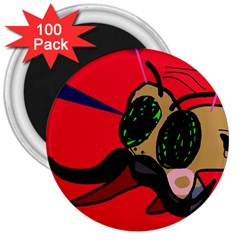 Mr Fly 3  Magnets (100 Pack)