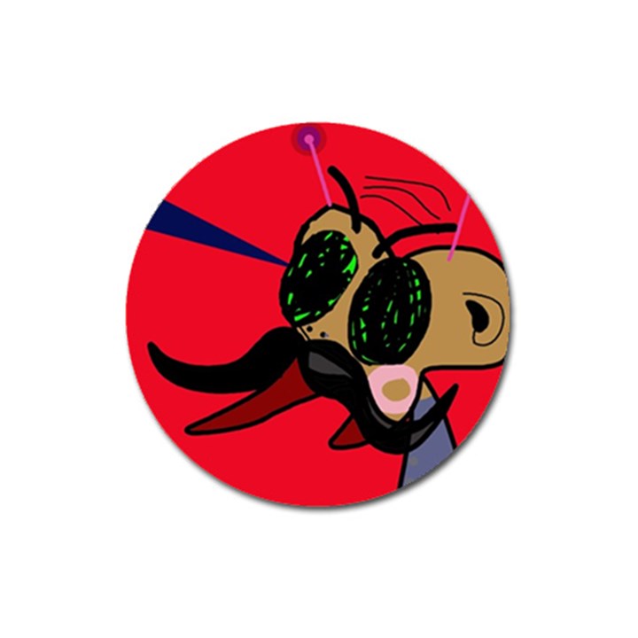 Mr Fly Magnet 3  (Round)