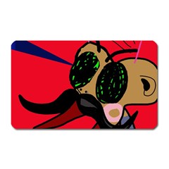 Mr Fly Magnet (rectangular)