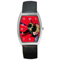 Mr Fly Barrel Style Metal Watch by Valentinaart