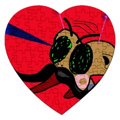 Mr Fly Jigsaw Puzzle (heart)