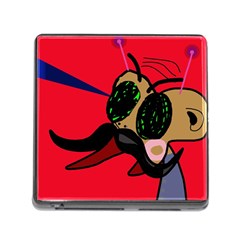 Mr Fly Memory Card Reader (square) by Valentinaart