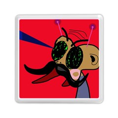 Mr Fly Memory Card Reader (square)  by Valentinaart