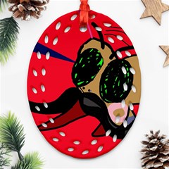 Mr Fly Ornament (oval Filigree) 