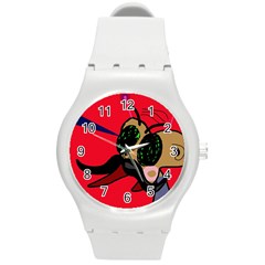 Mr Fly Round Plastic Sport Watch (m) by Valentinaart