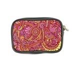 Pink Yellow Hippie Flower Pattern Zz0106 Coin Purse Back