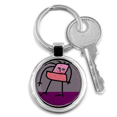 Sponge Girl Key Chains (round) 