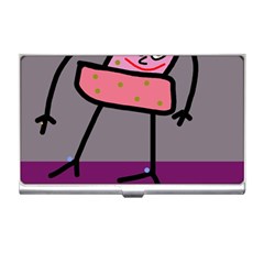 Sponge Girl Business Card Holders