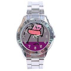 Sponge Girl Stainless Steel Analogue Watch