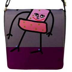 Sponge Girl Flap Messenger Bag (s)