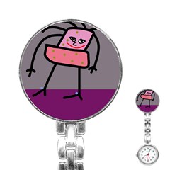 Sponge Girl Stainless Steel Nurses Watch