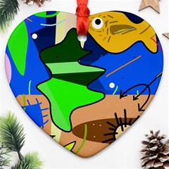 Aquarium  Ornament (heart)  by Valentinaart