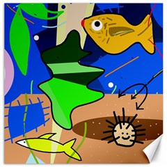 Aquarium  Canvas 20  X 20  