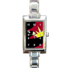 Eagle Rectangle Italian Charm Watch by Valentinaart