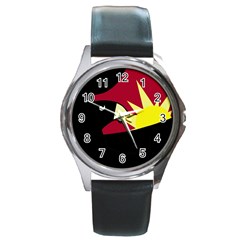 Eagle Round Metal Watch