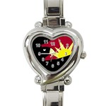 Eagle Heart Italian Charm Watch Front