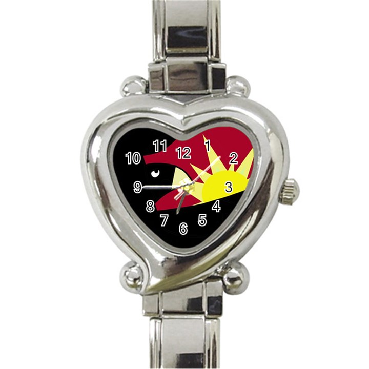 Eagle Heart Italian Charm Watch