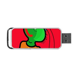 Looking Up Portable Usb Flash (one Side)