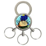 Hedgehog 3-Ring Key Chains Front