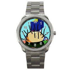 Hedgehog Sport Metal Watch