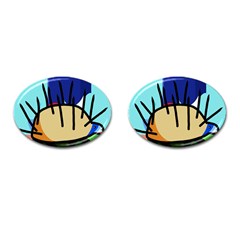 Hedgehog Cufflinks (oval)