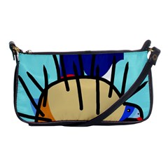 Hedgehog Shoulder Clutch Bags by Valentinaart