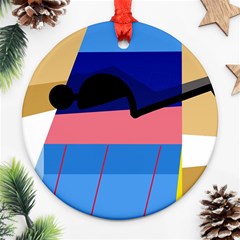 Jumping Ornament (round) 