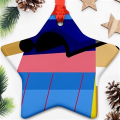 Jumping Star Ornament (two Sides) 