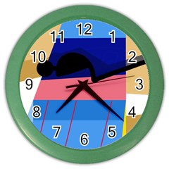 Jumping Color Wall Clocks